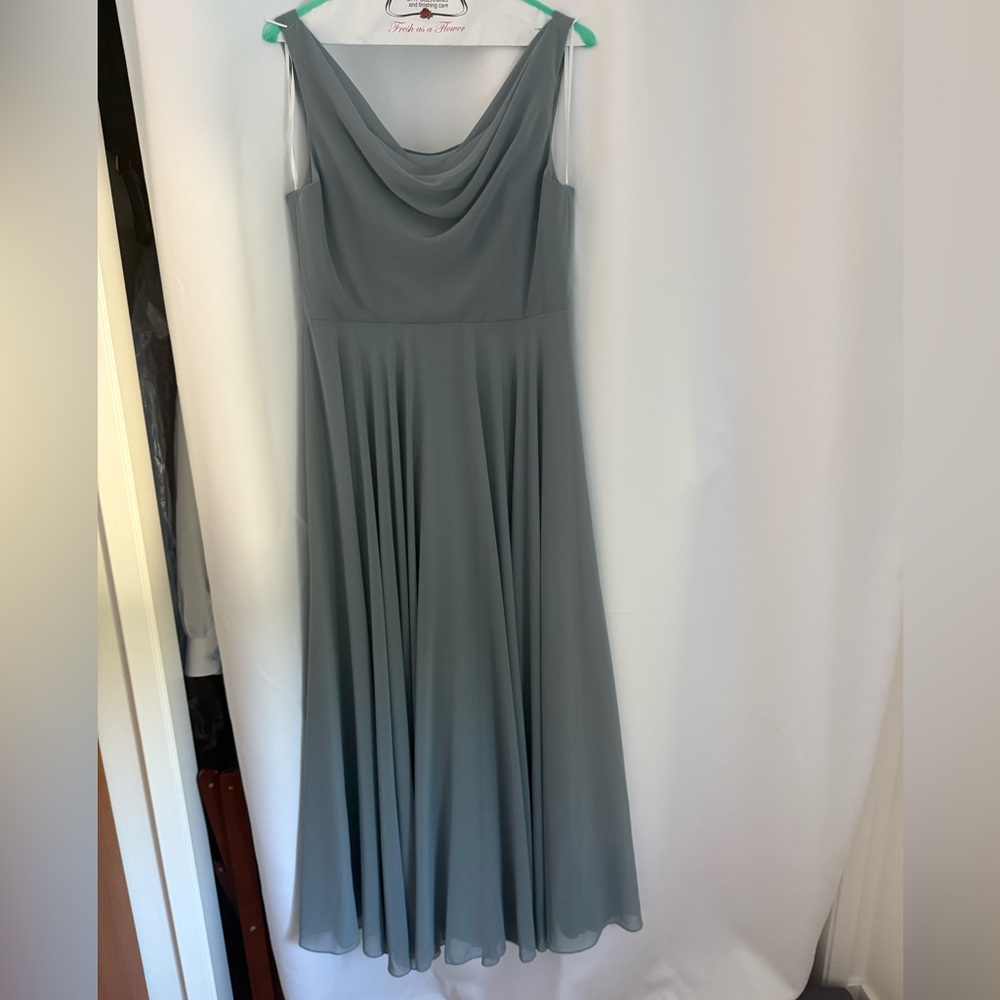 Jenny Yoo Liana Dress in Mayan Blue